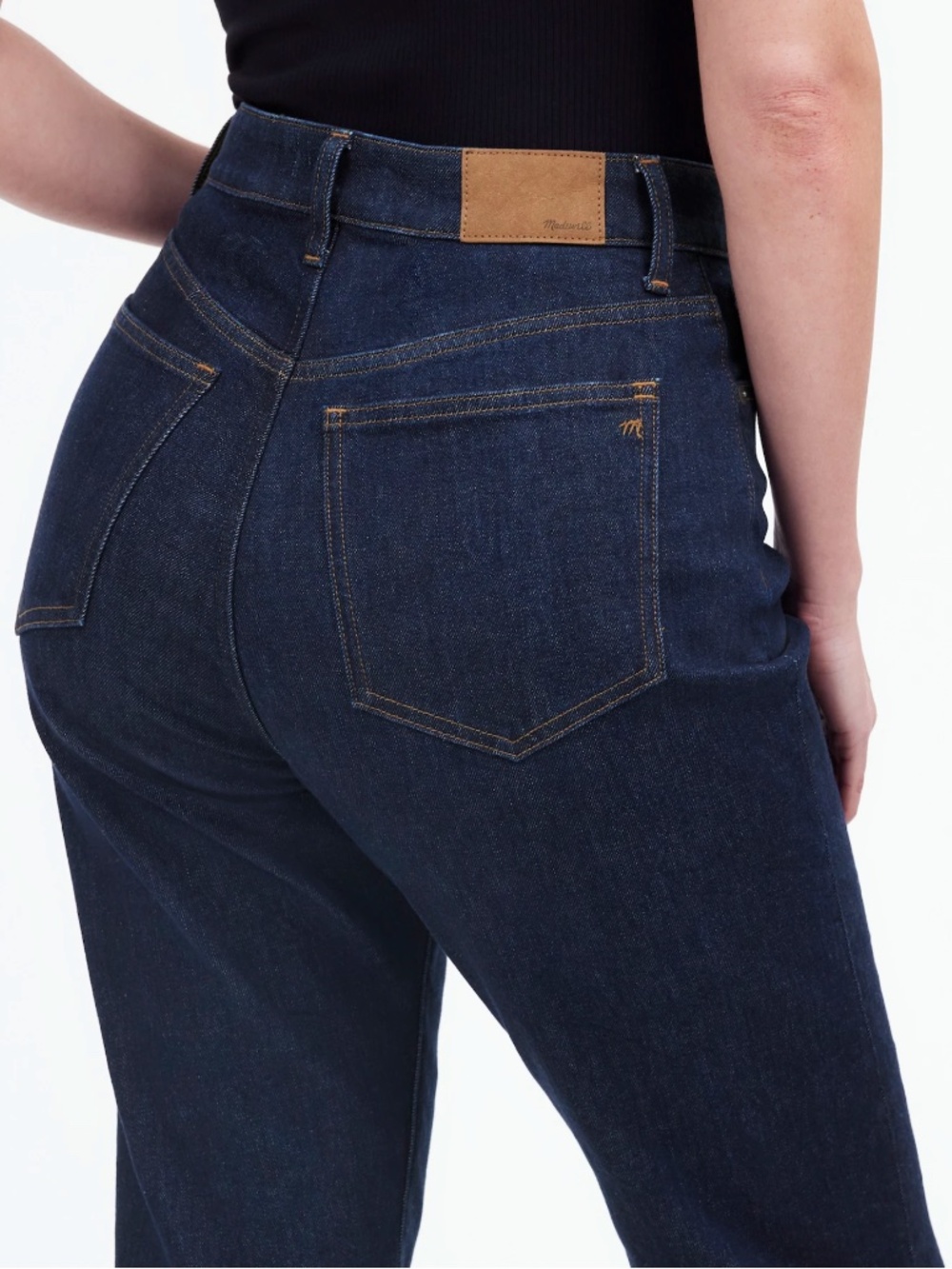 NWT Madewell The Curvy '90s Straight Jean Norman Wash Comfort Stretch Size 26 - Picture 5 of 16